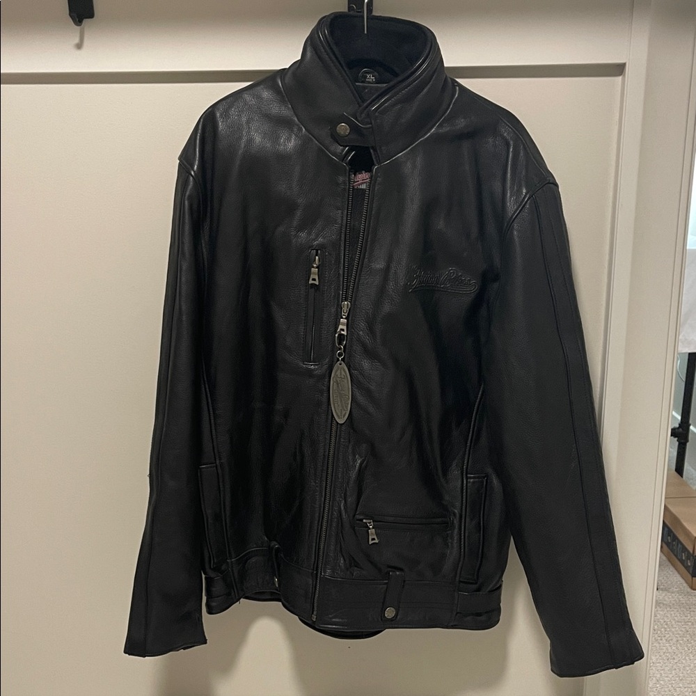 Vintage Motorcycle Leather Jacket